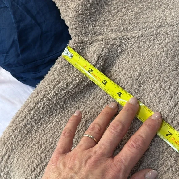 Barefoot Dreams Cozy Chic Taupe Open Cardigan Jacket Size 3X Plus Size - Picture 6 of 7